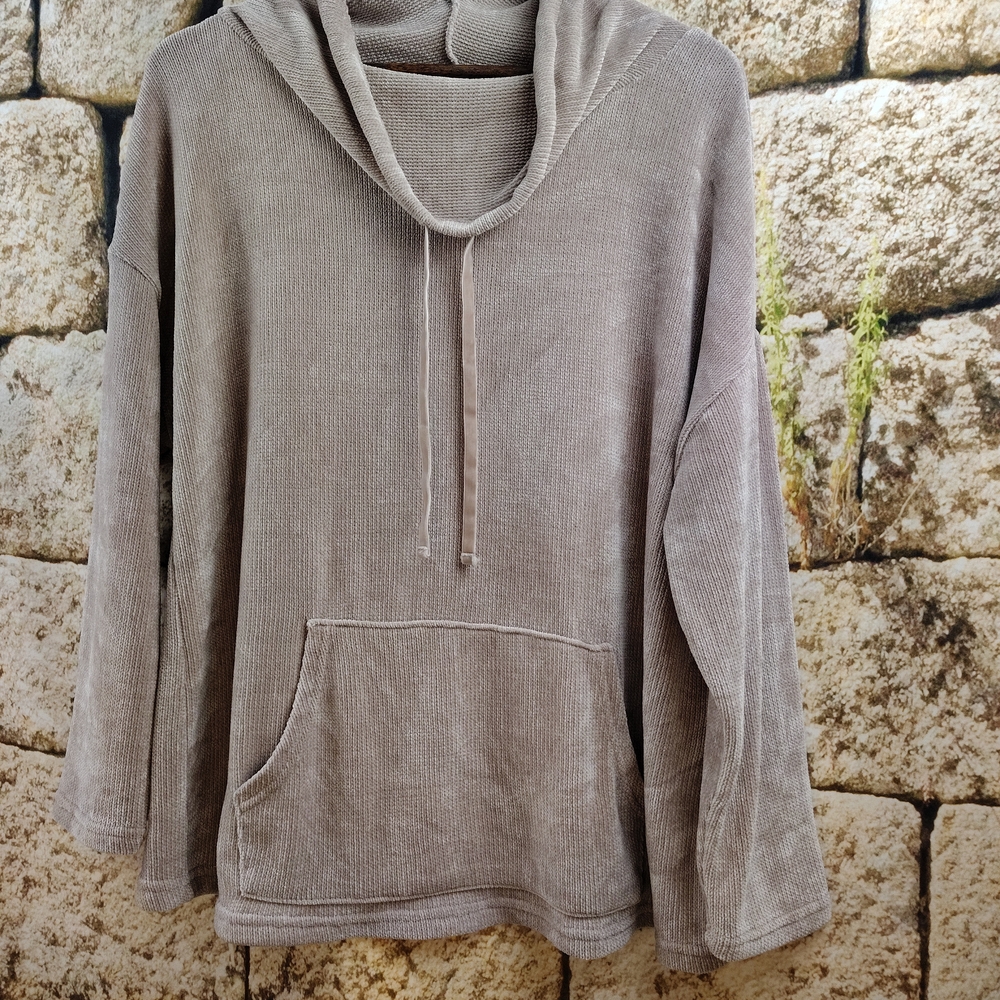 Spring + Mercer Blush Soft Cowl Neck Sweater Women's Size Medium